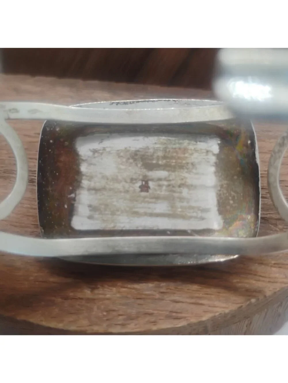Jay King DTR Sterling Silver and Turquoise Mosaic Cuff Bracelet Size 6.5 - Picture 7 of 10